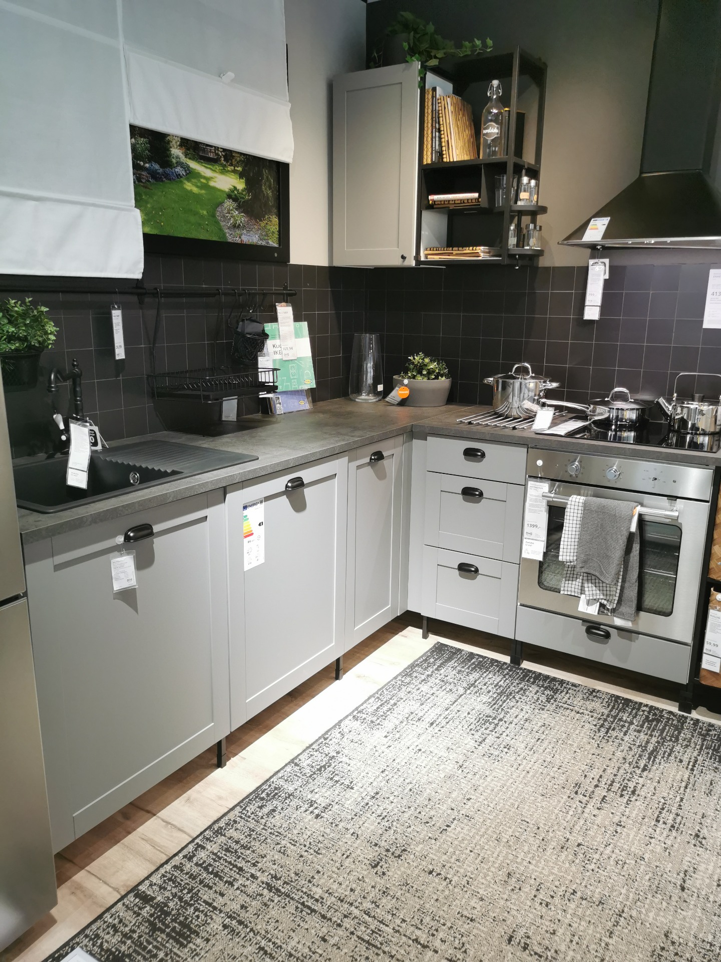 The Enhet Gray Kitchen A Perfect Combination of Style and